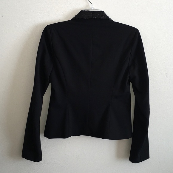 F21 Sequins Collar Blazer Size Small - Picture 5 of 5